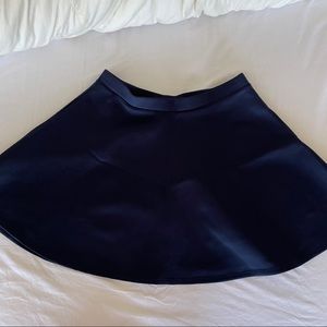 navy scuba skater skirt